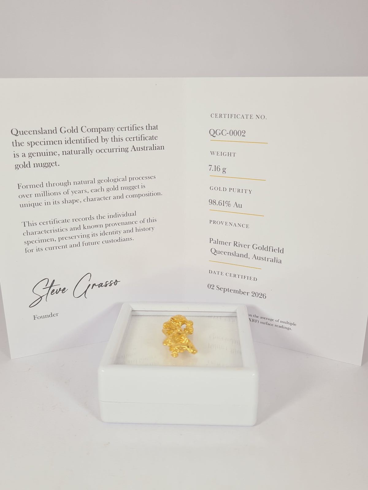 7.16g Natural Australian Gold Nugget