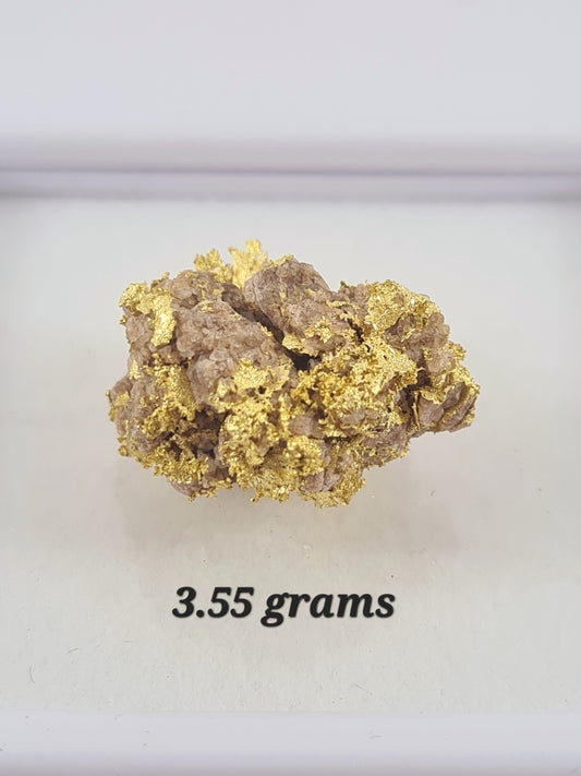Leaf Gold Specimen 3.55 grams